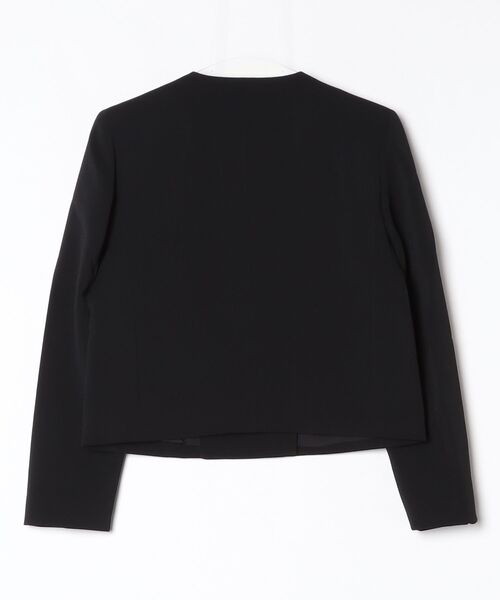 LAUREN RALPH LAUREN(ローレン ラルフ ローレン)の「ダブルブレステッド セーブル クレープ ジャケット(テーラードジャケット・レディース・ブラック系1・2/0/4/6)」の9枚目の写真