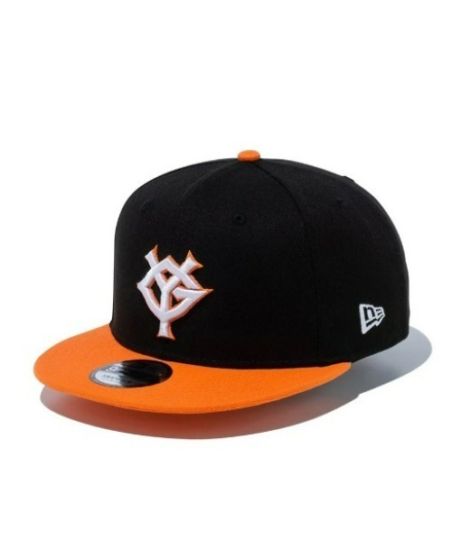 9FIFTY 読売ジャイアンツ ブラック × ホワイト オレンジバイザー 950