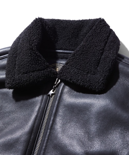 X-girl（エックスガール）の「FAUX MOUTON JACKET（ムートンコート・レディース・ブラウン/オレンジ/ブラック・S/M）」の5枚目の写真