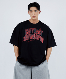 BATTRACT（バトラクト）の「イレトロニックアニウェイ オーバーサイズ 半袖Tシャツ [ブラック]（Tシャツ/カットソー）」