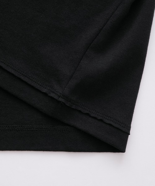 cussil（クシル）の「【cussil/クシル】ラグラン メタルスナップボタン ヘンリーネックロンT（Tシャツ/カットソー・メンズ・ブラック/ホワイト・S/M/L）」の18枚目の写真