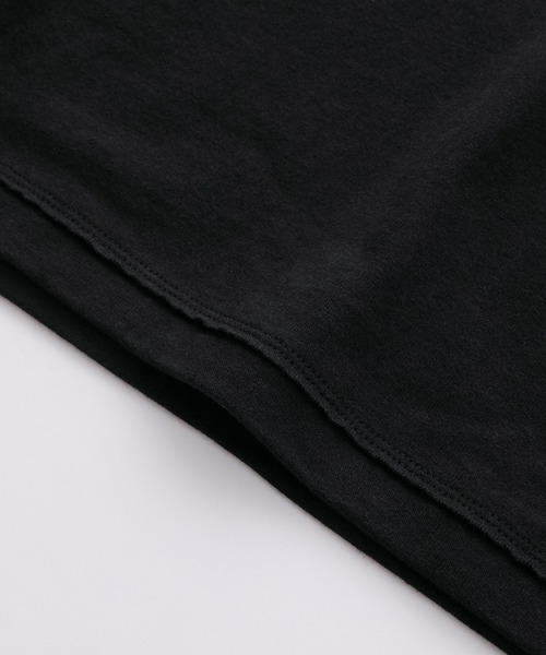 cussil（クシル）の「【cussil/クシル】ラグラン メタルスナップボタン ヘンリーネックロンT（Tシャツ/カットソー・メンズ・ブラック/ホワイト・S/M/L）」の20枚目の写真