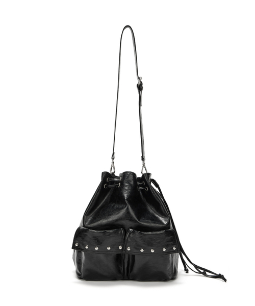 DEINET（ダイニット）の「DEINET 5-WAY STUD POCKET MULTI BAG IN BLACK（バックパック/リュック・レディース・その他・FREE）」の4枚目の写真