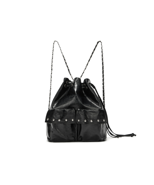 DEINET（ダイニット）の「DEINET 5-WAY STUD POCKET MULTI BAG IN BLACK（バックパック/リュック・レディース・その他・FREE）」の5枚目の写真