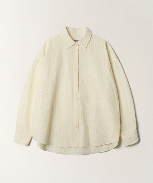 TTUDEMENT(トュードメント)の「STRIPED SUMMER OVERSHIRT_YELLOW(シャツ/ブラウス・レディース・その他・FREE)」の3枚目の写真