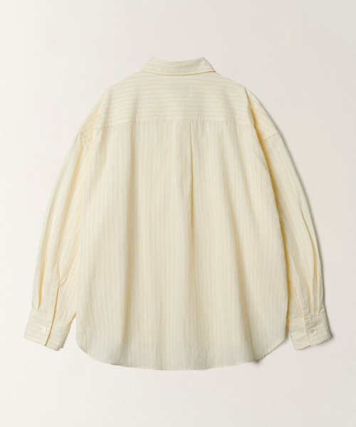 TTUDEMENT(トュードメント)の「STRIPED SUMMER OVERSHIRT_YELLOW(シャツ/ブラウス・レディース・その他・FREE)」の4枚目の写真