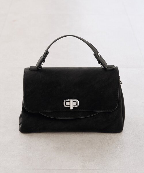 mystic(ミスティック)の「ダブルフラップ2wayBAG(トートバッグ・レディース・ブラック・ONE SIZE)」の4枚目の写真