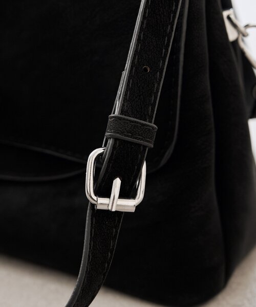 mystic(ミスティック)の「ダブルフラップ2wayBAG(トートバッグ・レディース・ブラック・ONE SIZE)」の13枚目の写真