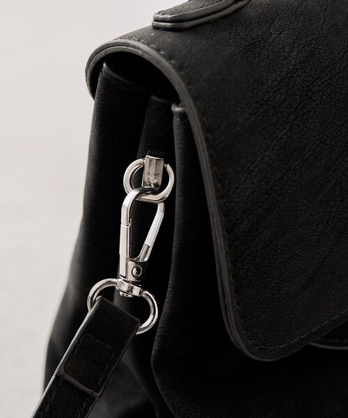 mystic(ミスティック)の「ダブルフラップ2wayBAG(トートバッグ・レディース・ブラック・ONE SIZE)」の12枚目の写真