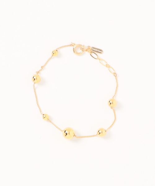 Scrap Book(スクラップブック)の「【Sea’ds mara】Rhythm ball bracelet(ブレスレット・レディース・シルバー/ゴールド・FREE)」の2枚目の写真