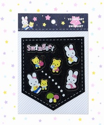 nini toys（ニニトイズ）の「【nini toys】SWINGSET[X YOUNGART] デニムポケットシール（ステッカー/テープ）」