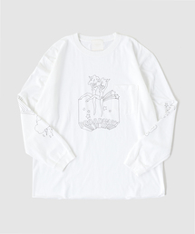 TODAY edition（トゥデイエディション）の「TODAY edition / トゥデイエディション TROMPE L'OEIL L/STEE #3（Tシャツ/カットソー）」