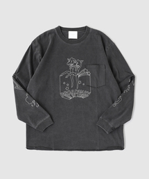 TODAY edition（トゥデイエディション）の「TODAY edition / トゥデイエディション TROMPE L'OEIL L/STEE #3（Tシャツ/カットソー）」