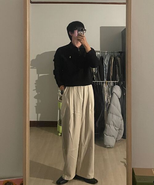 WORK ON BODY OFF（ワークオンボディオフ）の「ARCO セミワイド カーブド ツイルパンツ [ベージュ]（その他パンツ・メンズ・ベージュ・MEDIUM/X-LARGE/LARGE）」の11枚目の写真