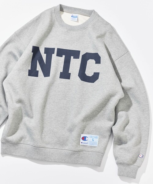 NAUTICA(ノーティカ)の「NAUTICA/ノーティカ Champion × NAUTICA NTC sweatshirt(スウェット・メンズ・ブラック/ネイビー/グレー・MEDIUM/LARGE/X-LARGE/XX-LARGE)」の1枚目の写真