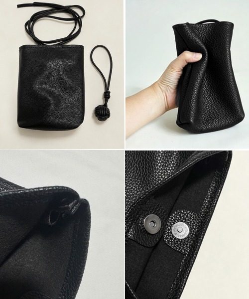 Miniministore(ミニミニストア)の「結びチャーム付き ミニショルダーバッグ(ショルダーバッグ・レディース・ブルーグリーン/ブラック/パープル/ダークベージュ/キャメル・FREE)」の19枚目の写真