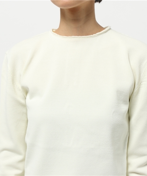 muller of yoshiokubo(ミュラーオブヨシオクボ)の「【muller of yoshiokubo】Sandy short knit(Tシャツ/カットソー・レディース・アイボリー/グレー・38)」の9枚目の写真