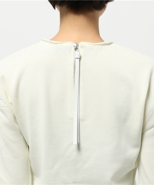 muller of yoshiokubo(ミュラーオブヨシオクボ)の「【muller of yoshiokubo】Sandy short knit(Tシャツ/カットソー・レディース・アイボリー/グレー・38)」の10枚目の写真