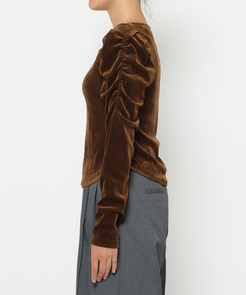 mysty woman(ミスティウーマン)の「パワショルアソートプルオーバー 1087978(Tシャツ/カットソー・レディース・ブラウン/ブラック/ホワイト系その他・FREE)」の14枚目の写真
