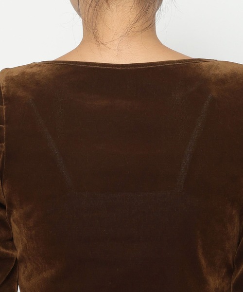 mysty woman(ミスティウーマン)の「パワショルアソートプルオーバー 1087978(Tシャツ/カットソー・レディース・ブラウン/ブラック/ホワイト系その他・FREE)」の19枚目の写真