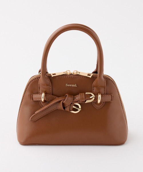 one after another NICE CLAUP（ワンアフターアナザーナイスクラップ）の「【Seemi.】ミニショルダーバッグ（ショルダーバッグ・レディース・ブラウン/ダークブラウン/ホワイト系その他・FREE）」の3枚目の写真
