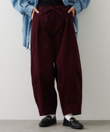 EDWIN LADIES ノンストレッチ コーデュロイ イージーサーカスワイドパンツ