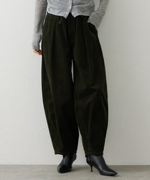 EDWIN LADIES ノンストレッチ コーデュロイ イージーサーカスワイドパンツ
