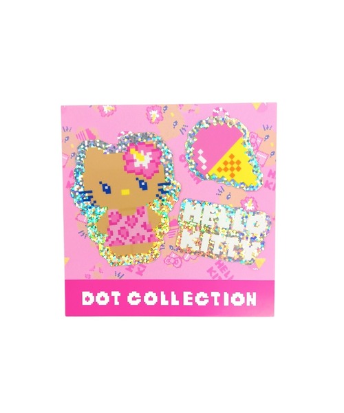 ゲリラSALE▶︎import/海外女の子装飾ステッカーセットG セール】KITTY ﾎﾛｸﾞﾗﾑｽﾃｯｶｰ 日焼け DOT（ステッカー/テープ