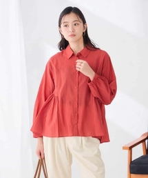 バックフレア シャツ