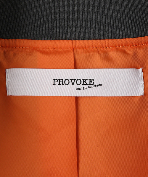 PROVOKE (プロヴォーク)の「【PROVOKE/プロヴォーク】pigment short MA-1(ブルゾン・レディース・ブラック・FREE)」の7枚目の写真