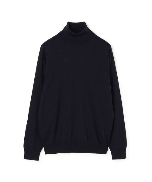 TOMORROWLAND (トゥモローランド)の「【WEB先行予約】TOMORROWLAND tricot スーパーファインメリノウール タートルネックニット S-WOOL(ニット/セーター・メンズ・ブラック/ネイビー/チャコールグレー/ホワイト・S/M/XS/L/XL)」の1枚目の写真