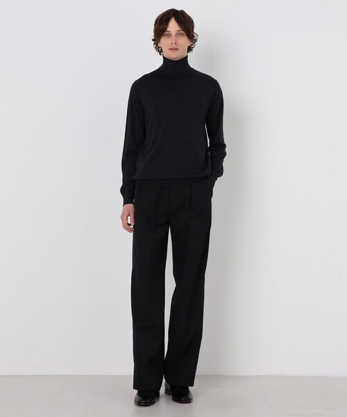 TOMORROWLAND (トゥモローランド)の「【WEB先行予約】TOMORROWLAND tricot スーパーファインメリノウール タートルネックニット S-WOOL(ニット/セーター・メンズ・ブラック/ネイビー/チャコールグレー/ホワイト・S/M/XS/L/XL)」の5枚目の写真
