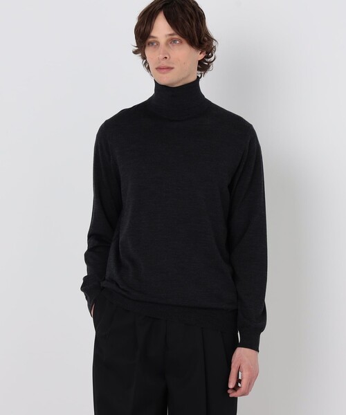 TOMORROWLAND (トゥモローランド)の「【WEB先行予約】TOMORROWLAND tricot スーパーファインメリノウール タートルネックニット S-WOOL(ニット/セーター・メンズ・ブラック/ネイビー/チャコールグレー/ホワイト・S/M/XS/L/XL)」の6枚目の写真