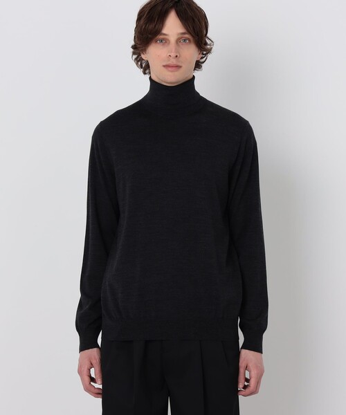 TOMORROWLAND (トゥモローランド)の「【WEB先行予約】TOMORROWLAND tricot スーパーファインメリノウール タートルネックニット S-WOOL(ニット/セーター・メンズ・ブラック/ネイビー/チャコールグレー/ホワイト・S/M/XS/L/XL)」の7枚目の写真