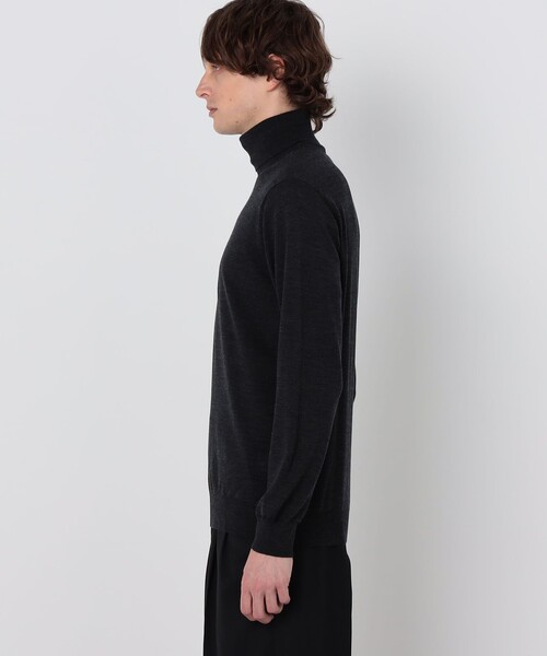 TOMORROWLAND (トゥモローランド)の「【WEB先行予約】TOMORROWLAND tricot スーパーファインメリノウール タートルネックニット S-WOOL(ニット/セーター・メンズ・ブラック/ネイビー/チャコールグレー/ホワイト・S/M/XS/L/XL)」の8枚目の写真