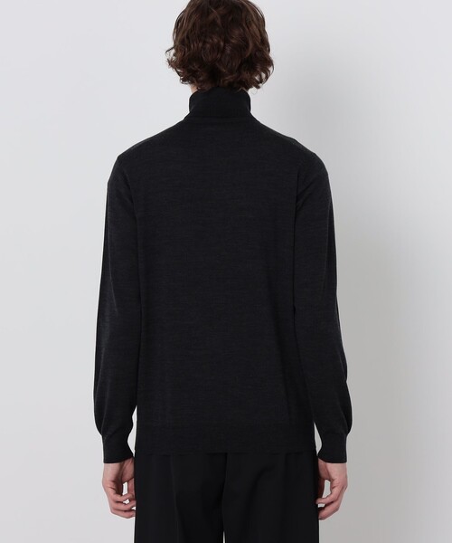 TOMORROWLAND (トゥモローランド)の「【WEB先行予約】TOMORROWLAND tricot スーパーファインメリノウール タートルネックニット S-WOOL(ニット/セーター・メンズ・ブラック/ネイビー/チャコールグレー/ホワイト・S/M/XS/L/XL)」の9枚目の写真
