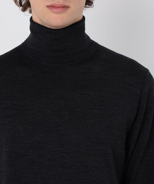 TOMORROWLAND (トゥモローランド)の「【WEB先行予約】TOMORROWLAND tricot スーパーファインメリノウール タートルネックニット S-WOOL(ニット/セーター・メンズ・ブラック/ネイビー/チャコールグレー/ホワイト・S/M/XS/L/XL)」の10枚目の写真