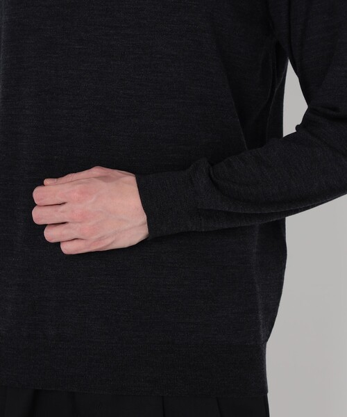 TOMORROWLAND (トゥモローランド)の「【WEB先行予約】TOMORROWLAND tricot スーパーファインメリノウール タートルネックニット S-WOOL(ニット/セーター・メンズ・ブラック/ネイビー/チャコールグレー/ホワイト・S/M/XS/L/XL)」の11枚目の写真