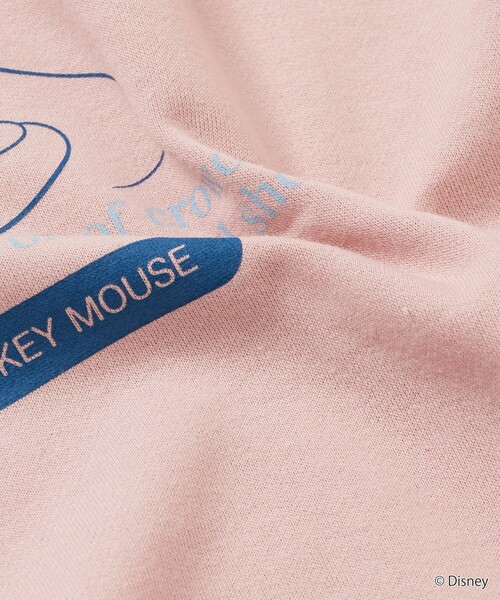 FREAK'S STORE(フリークスストア)の「限定展開 MICKEY 別注 ビックシルエット OverThinking スウェット(スウェット・メンズ・ネイビー/ピンク/チャコールグレー/グレー・SMALL/MEDIUM/LARGE)」の6枚目の写真
