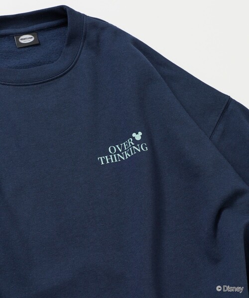 FREAK'S STORE(フリークスストア)の「限定展開 MICKEY 別注 ビックシルエット OverThinking スウェット(スウェット・メンズ・ネイビー/ピンク/チャコールグレー/グレー・SMALL/MEDIUM/LARGE)」の10枚目の写真