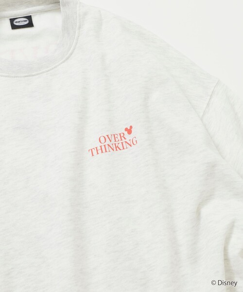 FREAK'S STORE(フリークスストア)の「限定展開 MICKEY 別注 ビックシルエット OverThinking スウェット(スウェット・メンズ・ネイビー/ピンク/チャコールグレー/グレー・SMALL/MEDIUM/LARGE)」の13枚目の写真