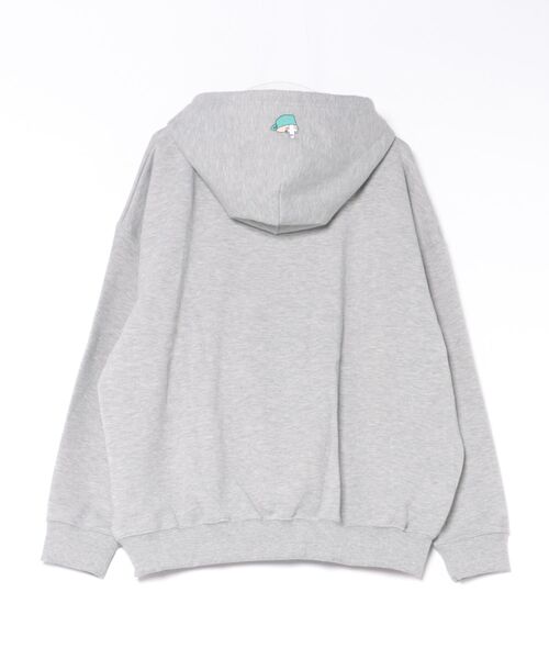 MOOMIN(ムーミン)の「【MOOMIN/ムーミン】【ユニセックスデザインでリンクコーデにも◎】裏起毛プルオーバーパーカー フーディ 保温 キャラクター ムーミン ニョロニョロ リトルミイ スティンキー(パーカー・メンズ・グレー系その他2/ベージュ系その他/ブラック系その他2/ブルー系その他・MEDIUM/X-LARGE/LARGE)」の6枚目の写真