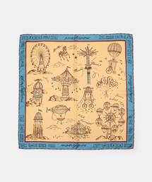 La TOTALITE（ラトータリテ）の「manipuri/マニプリ シルクスカーフ 65*65 ワンダーランド（ストール/ショール）」
