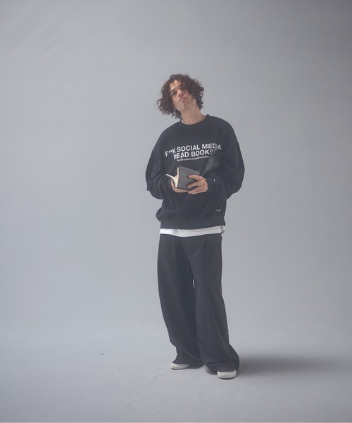ADAM PATEK(アダムパテック)の「ADAMPATEK/FRxAP logo sweatshirt/ロゴスウェット(スウェット・メンズ・ブラック・1/2)」の18枚目の写真
