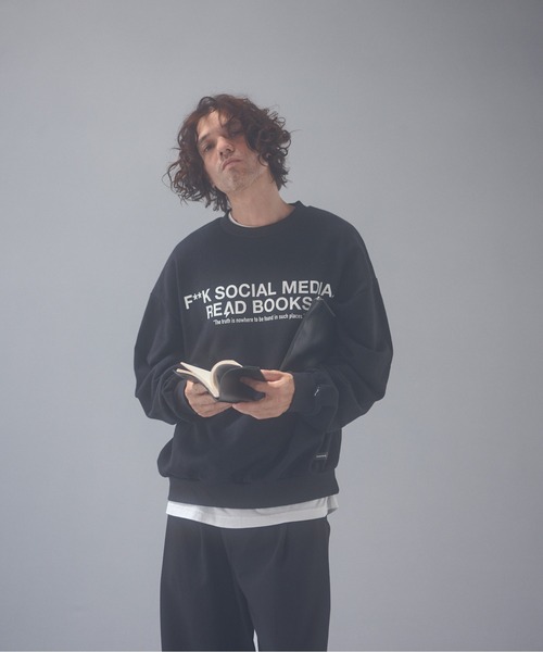 ADAM PATEK(アダムパテック)の「ADAMPATEK/FRxAP logo sweatshirt/ロゴスウェット(スウェット・メンズ・ブラック・1/2)」の17枚目の写真