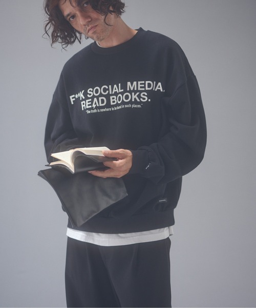 ADAM PATEK(アダムパテック)の「ADAMPATEK/FRxAP logo sweatshirt/ロゴスウェット(スウェット・メンズ・ブラック・1/2)」の13枚目の写真