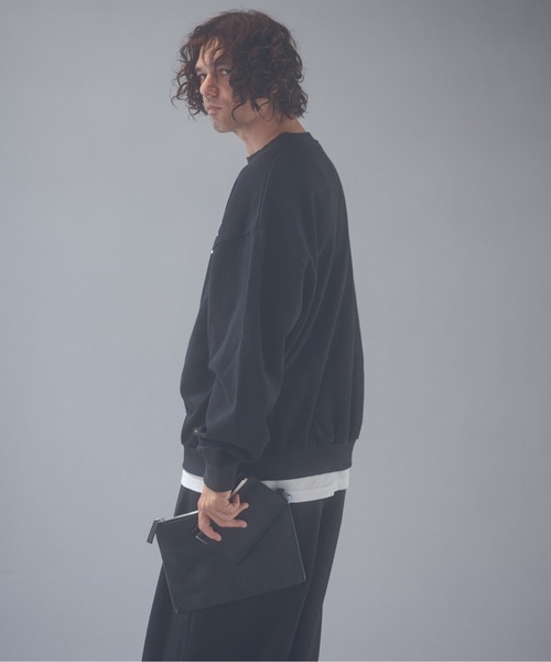 ADAM PATEK(アダムパテック)の「ADAMPATEK/FRxAP logo sweatshirt/ロゴスウェット(スウェット・メンズ・ブラック・1/2)」の20枚目の写真