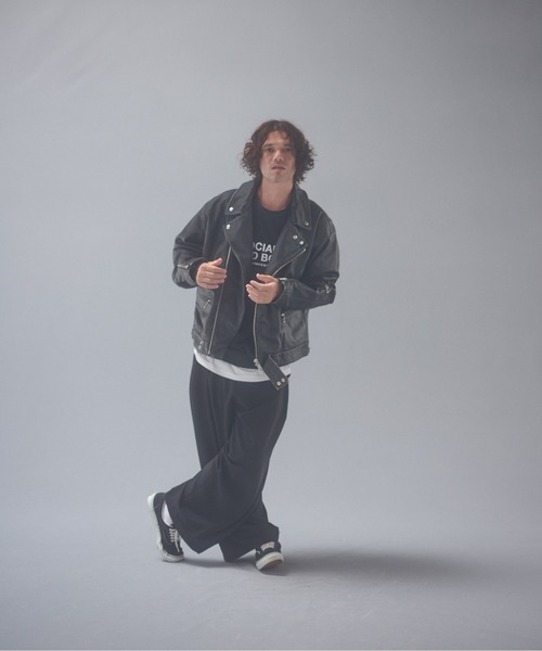 ADAM PATEK(アダムパテック)の「ADAMPATEK/FRxAP logo sweatshirt/ロゴスウェット(スウェット・メンズ・ブラック・1/2)」の6枚目の写真