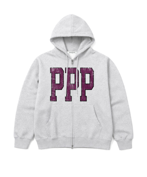 PAGESIISII(ページシシ)の「PPP CLUB プリント2WAYジップアップパーカー ブラック(パーカー・レディース・その他・L2/M2/M1/L1)」の4枚目の写真