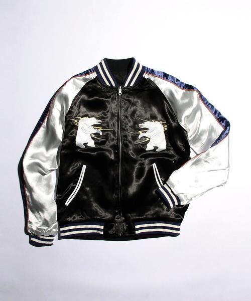 HALFMAN(ハーフマン)の「<HALFMAN> SOUVENIR JACKET/アウター(ブルゾン・メンズ・ブラック・MEDIUM)」の1枚目の写真
